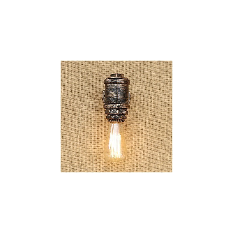 Aplique de pared con luz ambiental estilo mini con pintura retro campestre