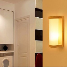 Pintura campestre contemporánea moderna para apliques de pared con luz ambiental.
