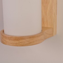 Pintura campestre contemporánea moderna para apliques de pared con luz ambiental.