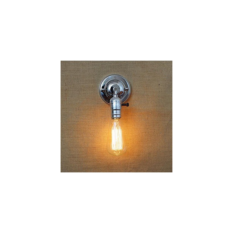 Aplique de pared con luz ambiental de brazo oscilante estilo mini con pintura retro
