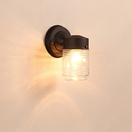 Aplique de pared moderno contemporáneo con acabado en óxido negro, ideal para apliques de pared con luz ambiental de estilo mini.