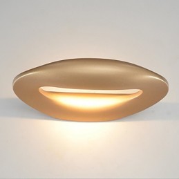 Pintura contemporánea moderna integrada para apliques de pared con luz ambiental.