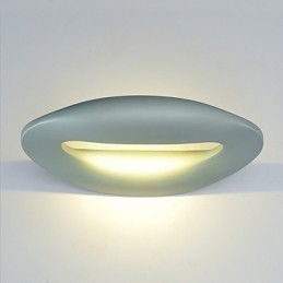 Pintura contemporánea moderna integrada para apliques de pared con luz ambiental.