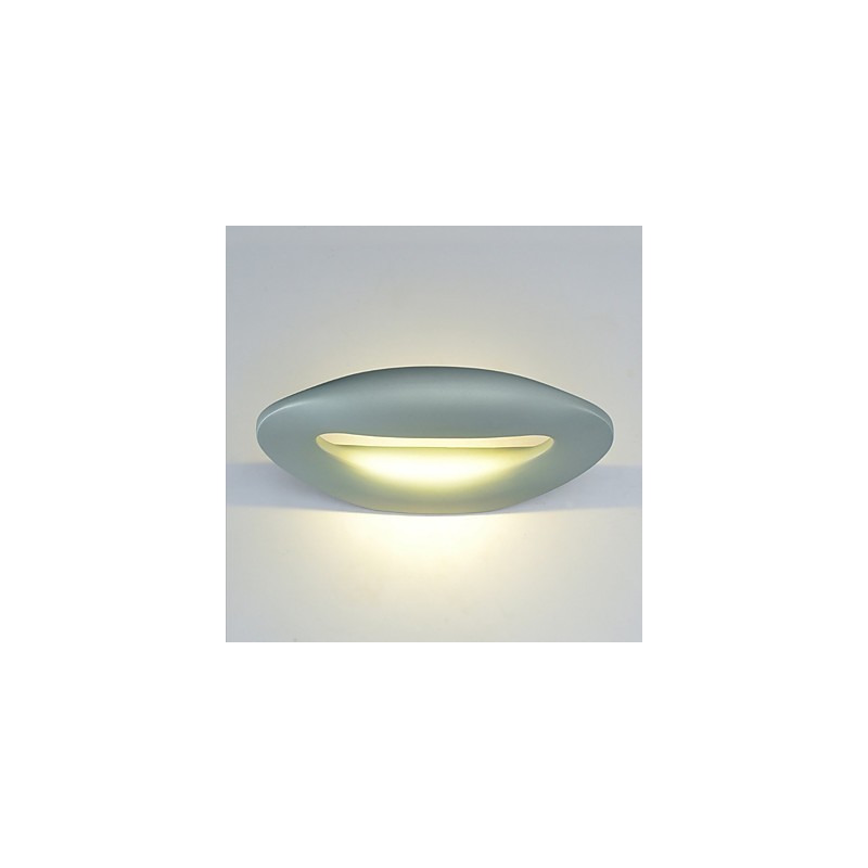 Pintura contemporánea moderna integrada para apliques de pared con luz ambiental.
