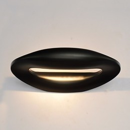 Pintura contemporánea moderna integrada para apliques de pared con luz ambiental.