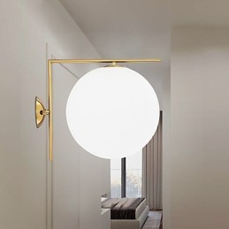Apliques de pared con luz ambiental moderna y contemporánea en oro rosa