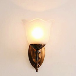 Lámparas de pared modernas y contemporáneas con acabado galvanizado para protección ocular, estilo europeo o americano.