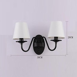 Apliques de pared con luz ambiental de pintura vintage sencilla de estilo rústico