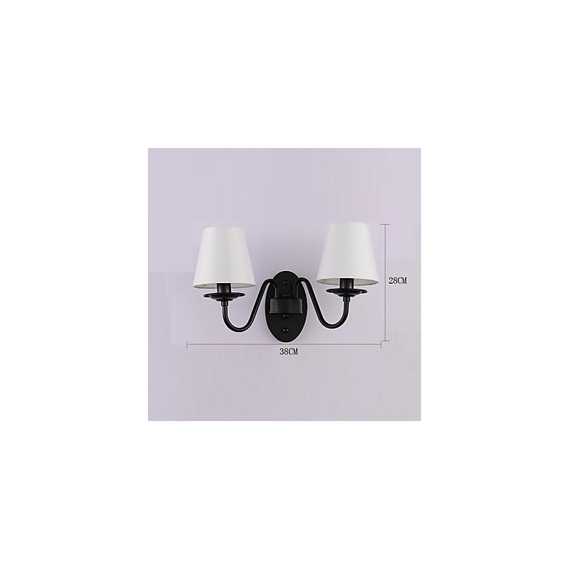 Apliques de pared con luz ambiental de pintura vintage sencilla de estilo rústico