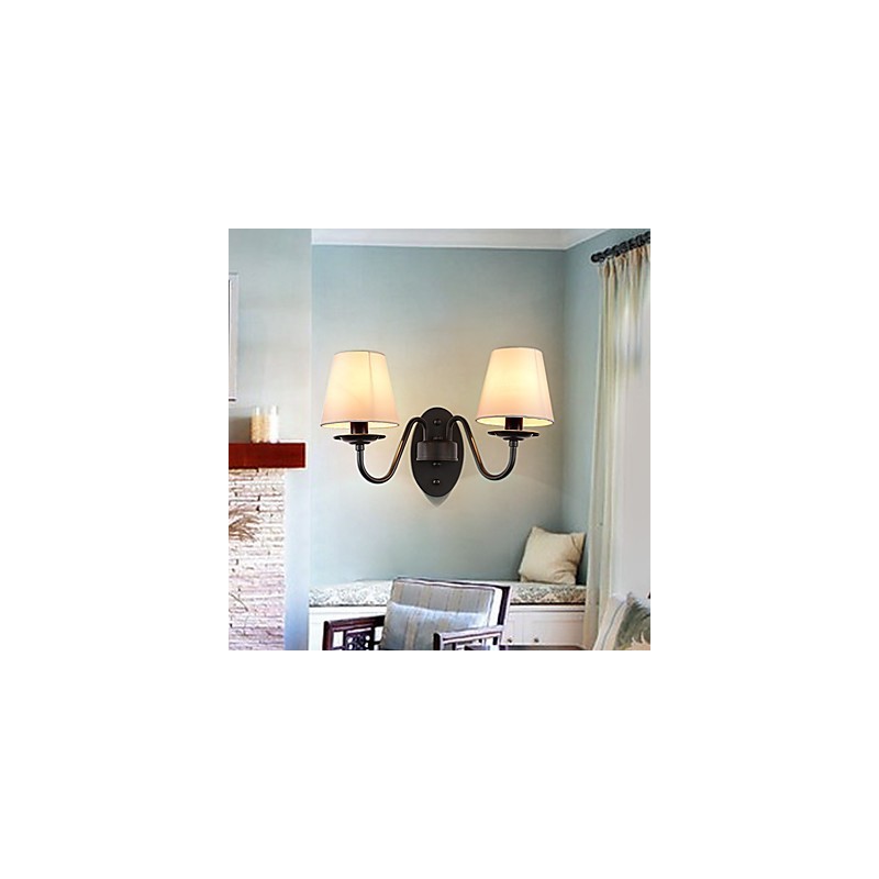 Apliques de pared con luz ambiental de pintura vintage sencilla de estilo rústico