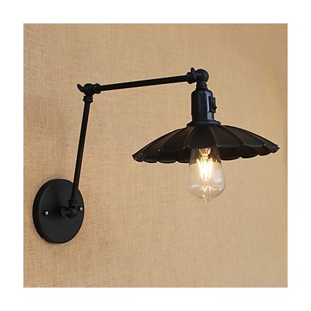 Lámpara de pared con brazo oscilante estilo mini con pintura vintage de estilo campestre Lámpara de pared con brazo oscilante estilo mini con pintura vintage de estilo campestre