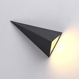 Aplique de pared con luz ambiental moderna y contemporánea de estilo mini, novedoso e integrado, lámpara de pared impermeable para exteriores.