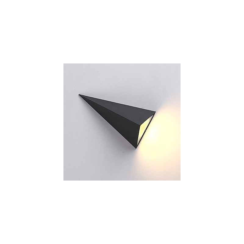Aplique de pared con luz ambiental moderna y contemporánea de estilo mini, novedoso e integrado, lámpara de pared impermeable para exteriores.