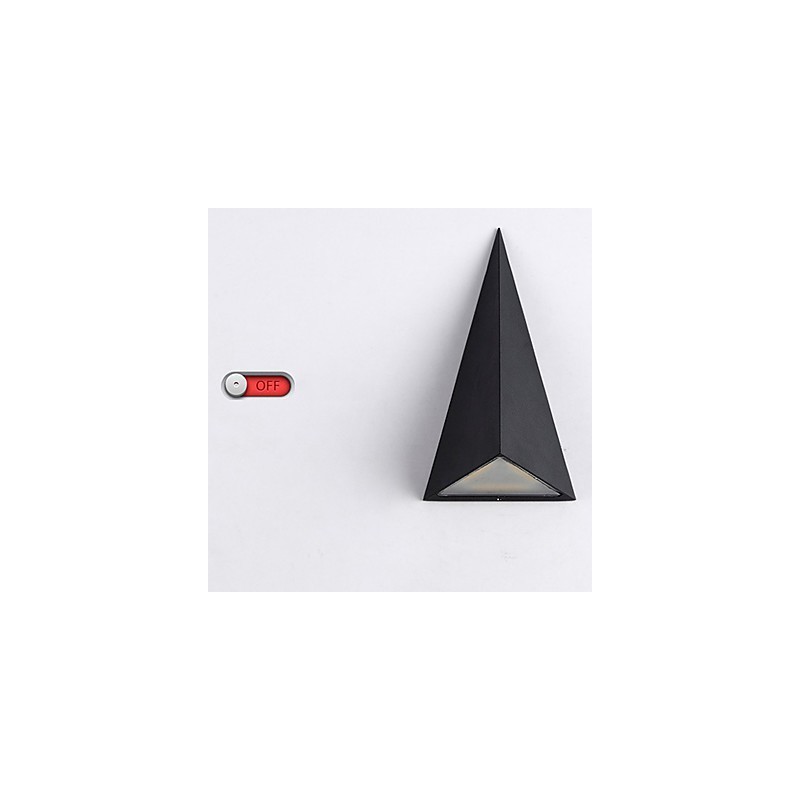 Aplique de pared con luz ambiental moderna y contemporánea de estilo mini, novedoso e integrado, lámpara de pared impermeable para exteriores.