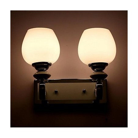 Apliques de pared modernos, contemporáneos, con iluminación ascendente y acabado galvanizado Apliques de pared modernos, contemporáneos, con iluminación ascendente y acabado galvanizado