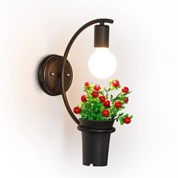 Pintura contemporánea moderna y contemporánea para apliques de pared con luz ambiental