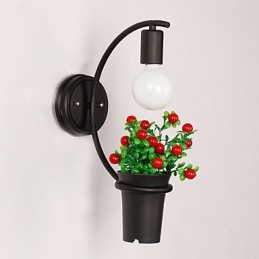 Pintura contemporánea moderna y contemporánea para apliques de pared con luz ambiental
