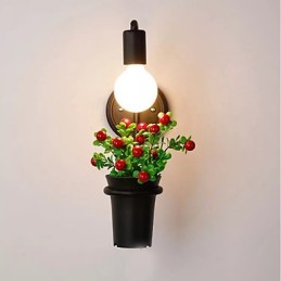 Pintura contemporánea moderna y contemporánea para apliques de pared con luz ambiental