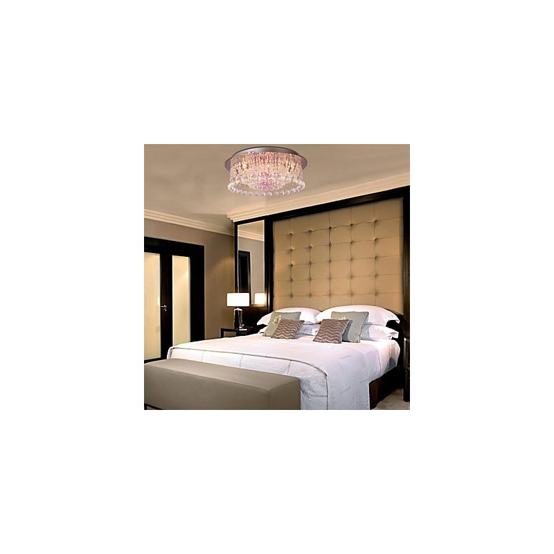 Lámpara de araña de cristal de lujo con 12 luces Louis Design