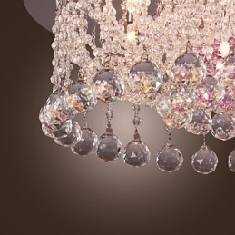 Lámpara de araña de cristal de lujo con 12 luces Louis Design