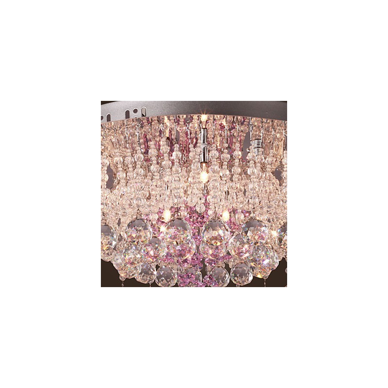 Lámpara de araña de cristal de lujo con 12 luces Louis Design