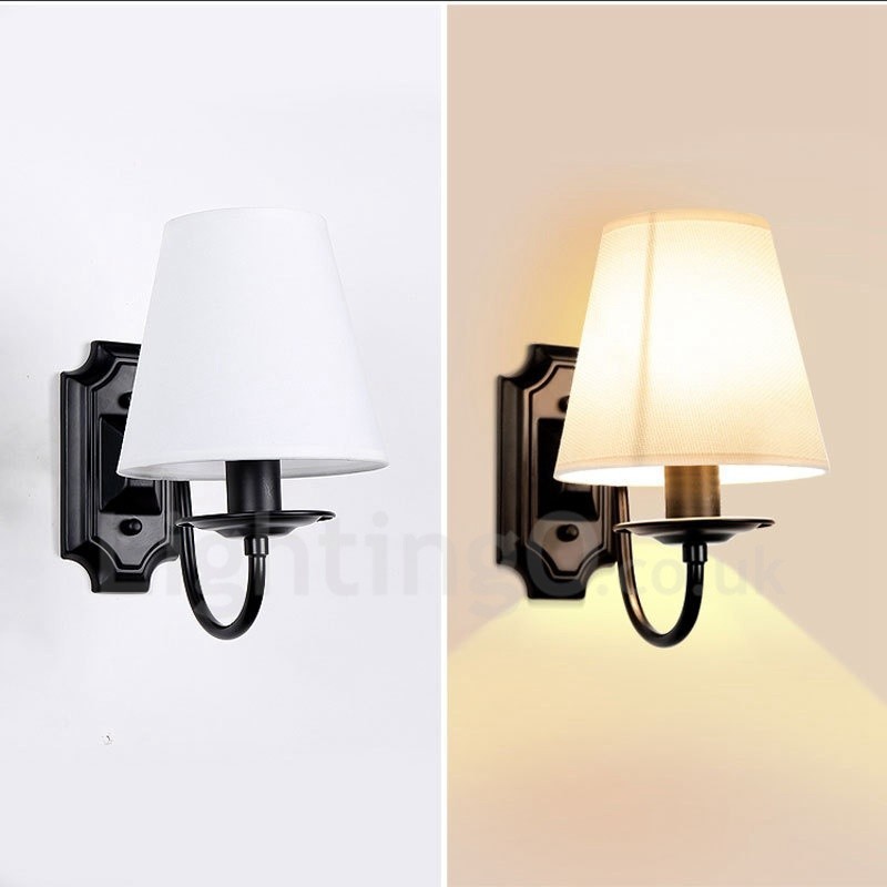 Apliques de pared contemporáneos y modernos de una sola luz para interiores