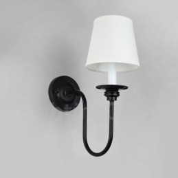 Apliques de pared clásicos tradicionales de una sola luz para interiores