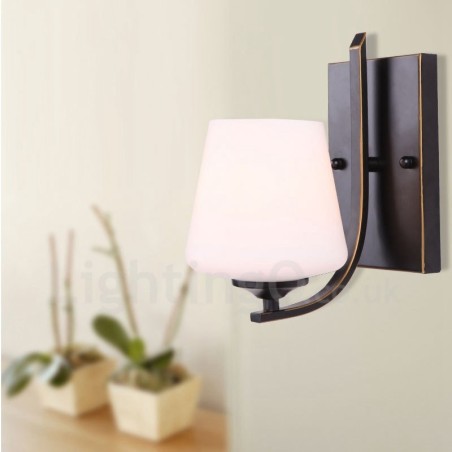 Apliques de pared clásicos tradicionales de una sola luz para interiores Apliques de pared clásicos tradicionales de una sola luz para interiores