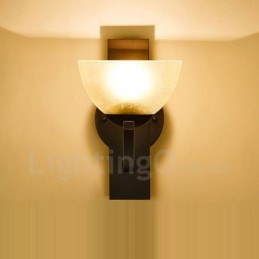 Apliques de pared clásicos tradicionales de una sola luz para interiores