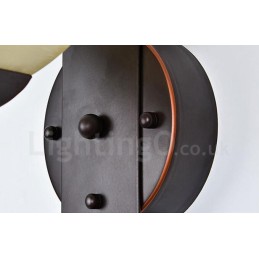 Apliques de pared clásicos tradicionales de una sola luz para interiores