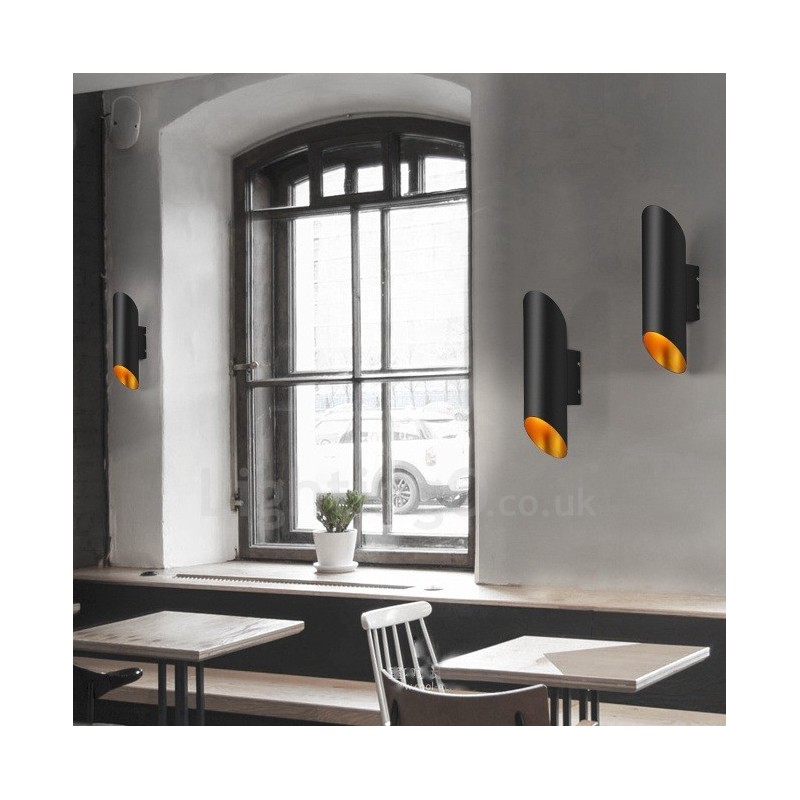 Lámparas de pared modernas y contemporáneas de aleación de aluminio con montaje empotrado