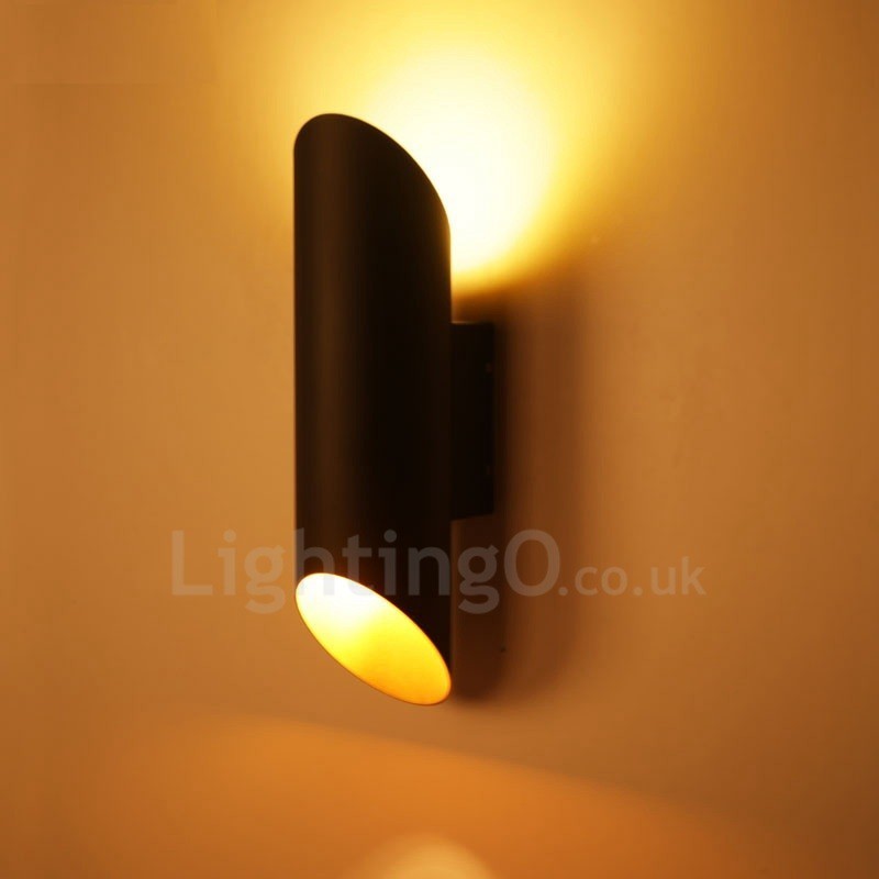 Lámparas de pared modernas y contemporáneas de aleación de aluminio con montaje empotrado