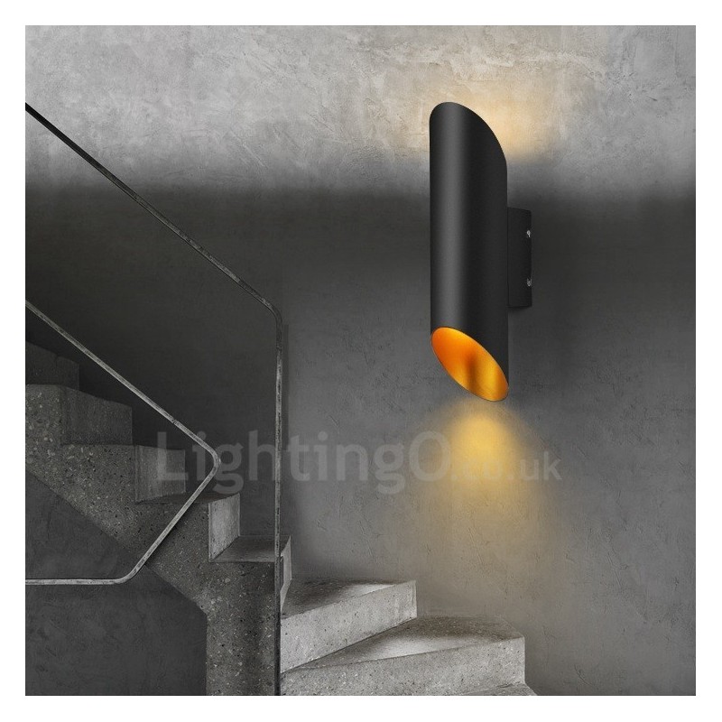 Lámparas de pared modernas y contemporáneas de aleación de aluminio con montaje empotrado