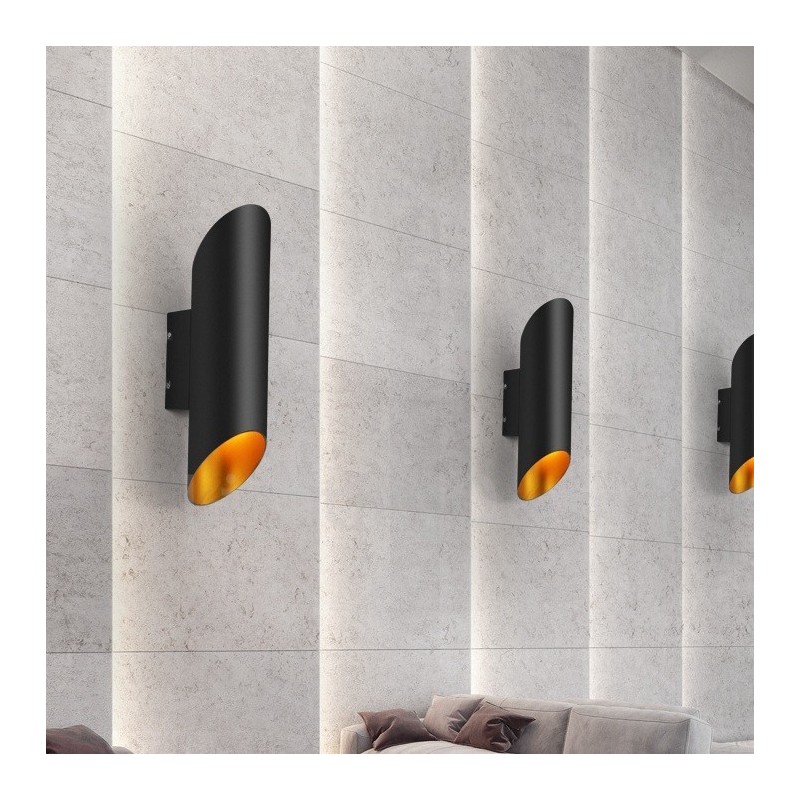 Lámparas de pared modernas y contemporáneas de aleación de aluminio con montaje empotrado
