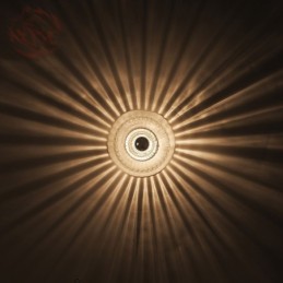 Apliques de pared con bombillas sin sombras, luz de techo moderna y contemporánea