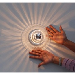 Apliques de pared con bombillas sin sombras, luz de techo moderna y contemporánea