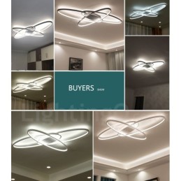 Lámpara de techo moderna y contemporánea de aluminio ovalada regulable, lámpara empotrada para sala de estar y dormitorio. También se puede usar como luz de pared.