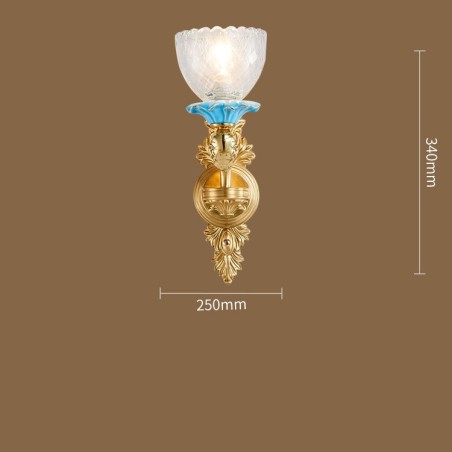 Lámpara de pared de 1 luz con forma de vela, de latón 100 % puro, de lujo, estilo rústico, retro, vintage, de cerámica, con pantallas de vidrio, ideal para hoteles, oficinas, salas de exposición, salas de estar y comedores. Lámpara de pared de 1 luz con forma de vela, de latón 100 % puro, de lujo, estilo rústico, retro, vintage, de cerámica, con pantallas de vidrio, ideal para hoteles, oficinas, salas de exposición, salas de estar y comedores.
