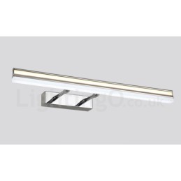 Lámpara de espejo IP44 para baño, luces de pared arriba y abajo con pantalla acrílica, iluminación de maquillaje