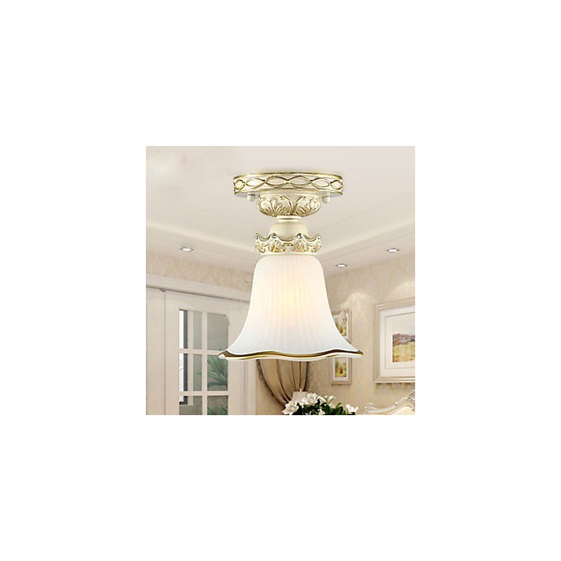 Lámpara de cúpula de resina de tipo europeo con luz de cúpula absorbente.