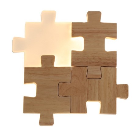 Apliques de pared de madera con pantalla acrílica, modernos y contemporáneos, de madera y bambú.