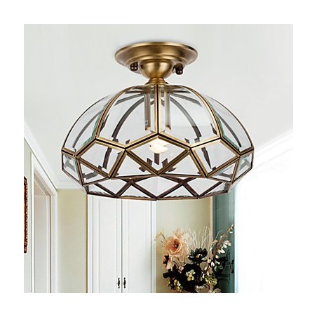 Lámpara de techo de cobre con diseño decorativo contemporáneo moderno Lámpara de techo de cobre con diseño decorativo contemporáneo moderno