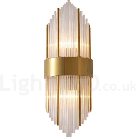 Lámpara de pared de cristal K9 de lujo moderna con pantalla de cristal Lámpara de pared de cristal K9 de lujo moderna con pantalla de cristal