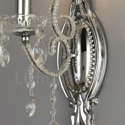 Aplique de pared de cristal estilo americano, 1 luz, dorado y negro, para sala de estar, comedor, tienda de ropa, cafetería, hotel.