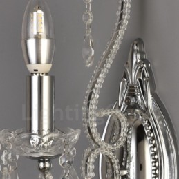 Aplique de pared de cristal estilo americano, 1 luz, dorado y negro, para sala de estar, comedor, tienda de ropa, cafetería, hotel.