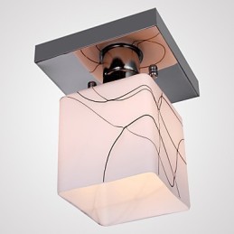 Lámpara empotrada moderna de metal galvanizado estilo mini contemporáneo