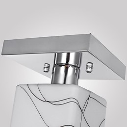 Lámpara empotrada moderna de metal galvanizado estilo mini contemporáneo