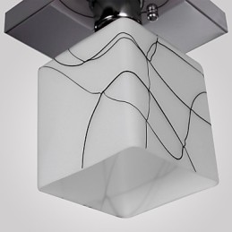 Lámpara empotrada moderna de metal galvanizado estilo mini contemporáneo