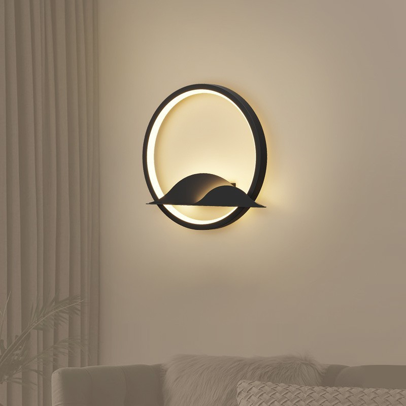 Apliques de pared nórdicos para pasillo, escalera y mesita de noche en interiores