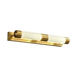 Lámpara de pared de latón acrílico cilindro espejo luz frontal